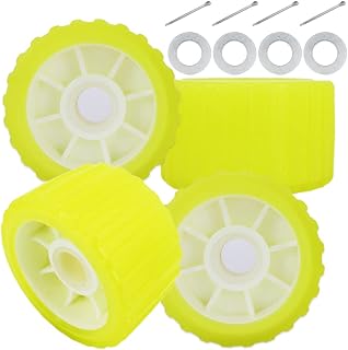 LIAULIADLL 3 Inch Width x 5 Inch OD Ribbed Wobble Roller Kit/Poly Ribbed Wobble Roller