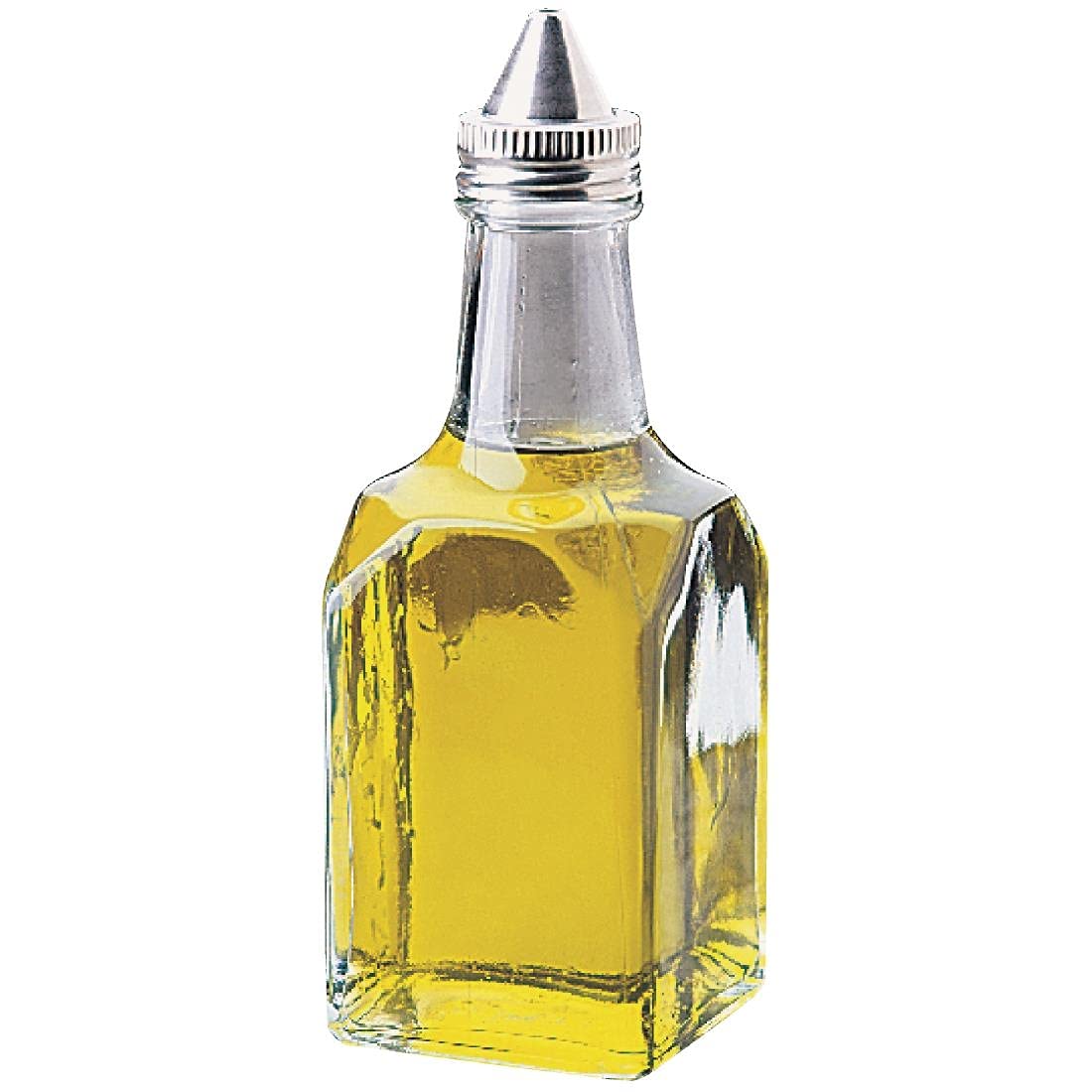 12 x aceite y vinagre Cruets 147 x 53 mm cristal coctelera botella Pot