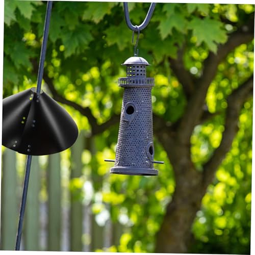 Protector para comedero de pájaros que evita comida mojada mediante deflector PVC 7