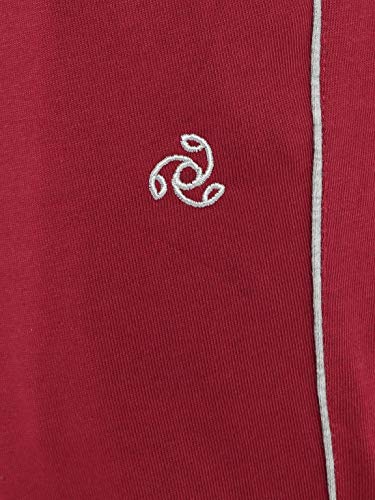 Image of Jockey 1305 Women's Super Combed Cotton Rich Relaxed Fit Mid Rise Trackpants with Contrast Side Piping and Pockets