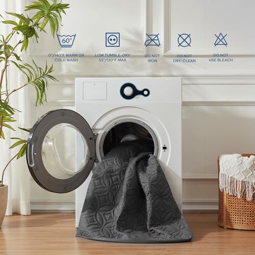 BEDLORE Waterproof Mattress Protector, Queen Size Mattress Pad Noiseless with Deep Pocket 6"-18" Depth, Soft Breathable Dirt-Proof Bed Mattress Cover Washable for Home, Bedroom, Hotel (Gray) - Image 6