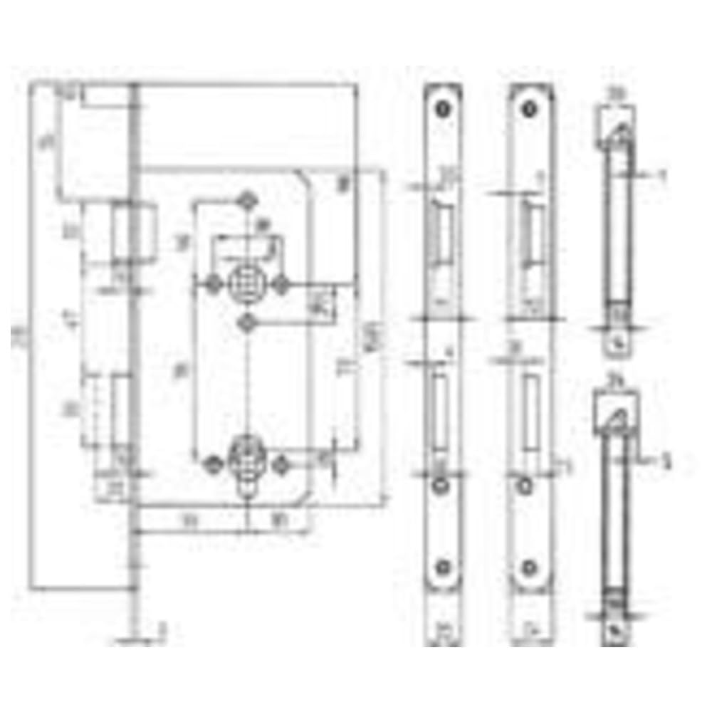 Format 4002730101060 - Korridorschloss zte pzw 55/72/8/2 din l stumpf