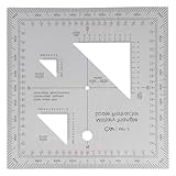 GetCoupon 6-inch Military Protractor, Transparent Plastics Perfectly for Land Nav Protractor Built-in Scale MP-2 Learning