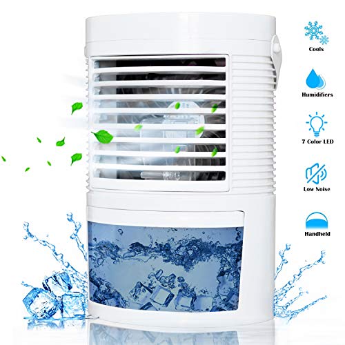 DAYSALE Personal Air Cooler,Portable Air Cooler,Mini Space Cooler, Desktop Air Conditioning Fan