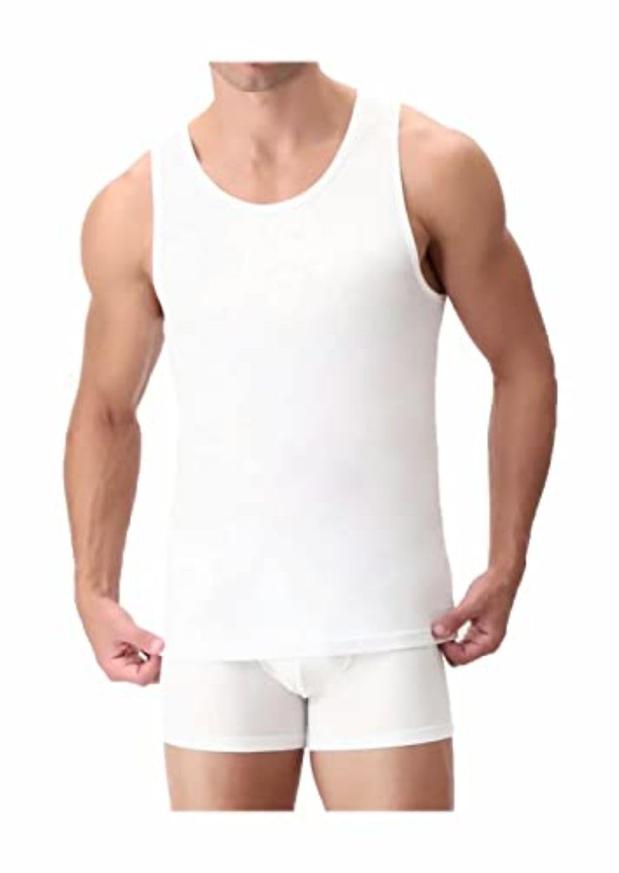 Liabel Canotta Intima Uomo 100% Cotone Filo di Scozia Canottiera Intima Uomo 03050 223