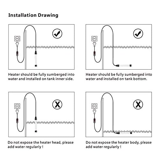 PULACO 25W Mini Aquarium Heater with External Controller & LED