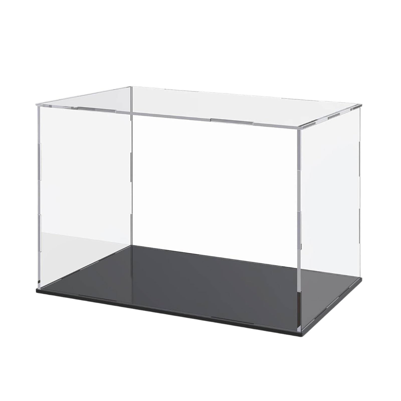 Premium Acrylic Display Case for Collectibles, Action Figures & Toys | Transparent Dustproof Display Box with Black Base (12" L x 8" W x 8" H)-image-20