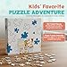 Jumbo Wooden Floor Puzzle for Kids Ages 3-5 - 4 Pack Animal Puzzles, 48 Piece Each |Educational Preschool Toddler Puzzle Gift Set, Safe & Durable Preschool Learning Toy for Boys & Girls| oddler Puzzle