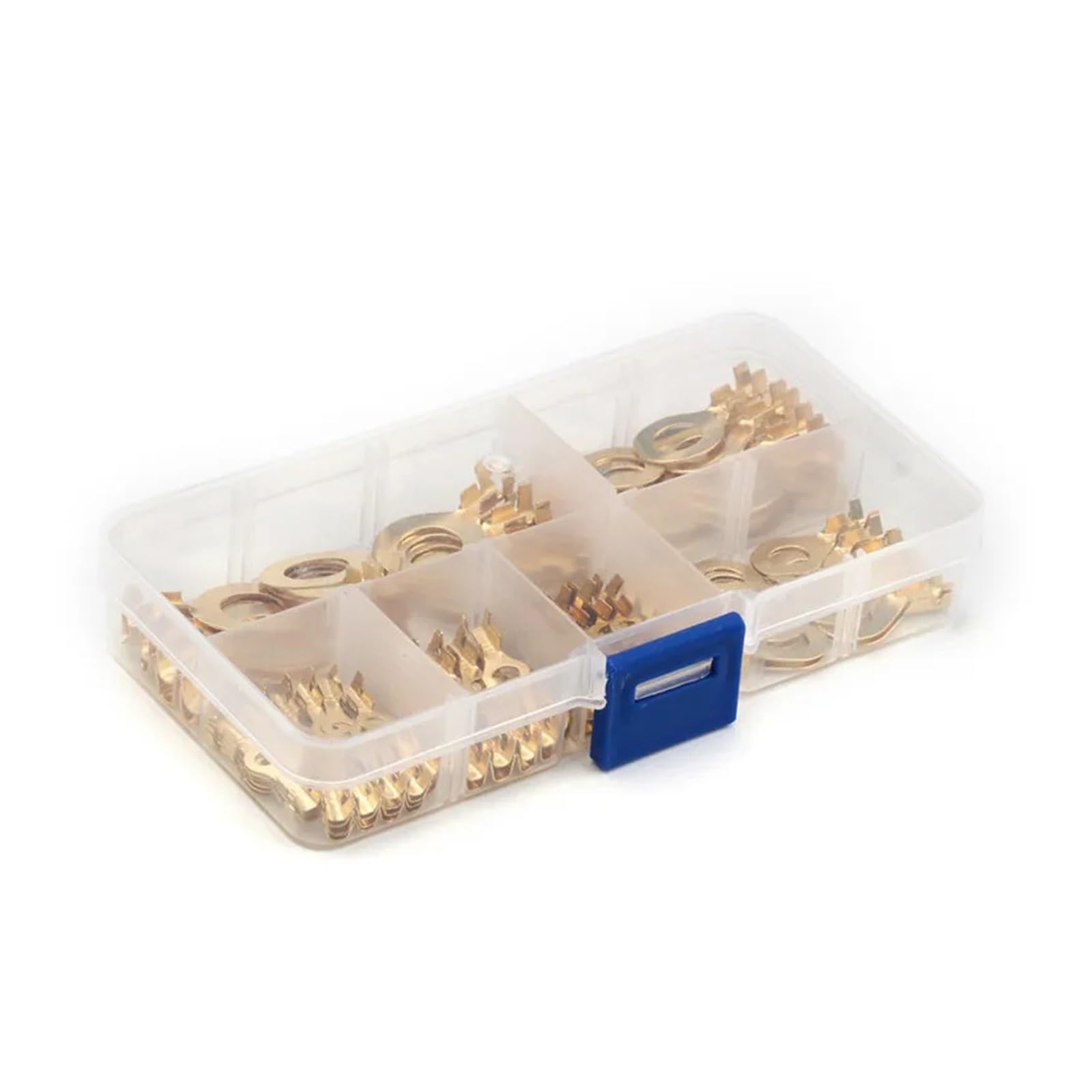 Kit de 150 cosses à anneau en cuivre non isolées M3 à M10 avec boîte