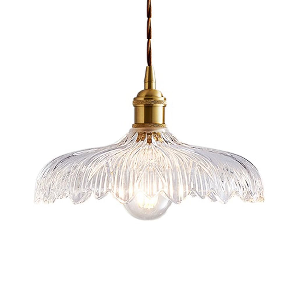 Lustre à tête unique E27 plafonnier encastré verre personnalisé