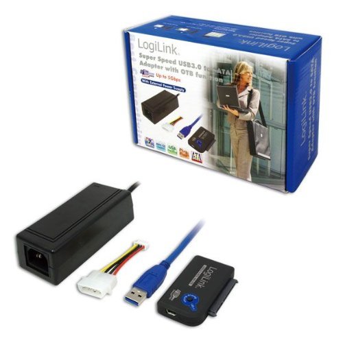 Preisvergleich Produktbild LogiLink® Adapter USB 3.0 to SATA mit OTB [AU0009]