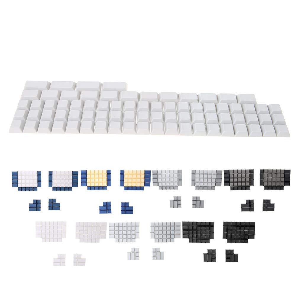 76 chiavi DSA PBT Ergodox vuote per tappi chiave, chiave meccanica unica senza incisione