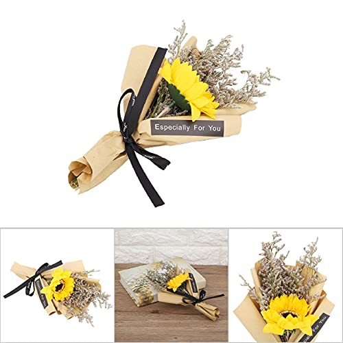 Mini ramo de flores secas para decoración de boda y hogar miniatura 7
