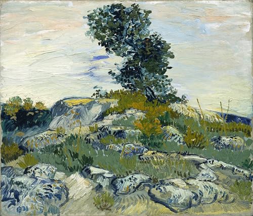 Impressions d'Art Vincent Van Gogh Les Rochers | Grand Format Vintage