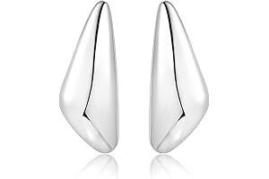 Big Chunky Silver Earrings: Enhance Your Style with Bold Elegance