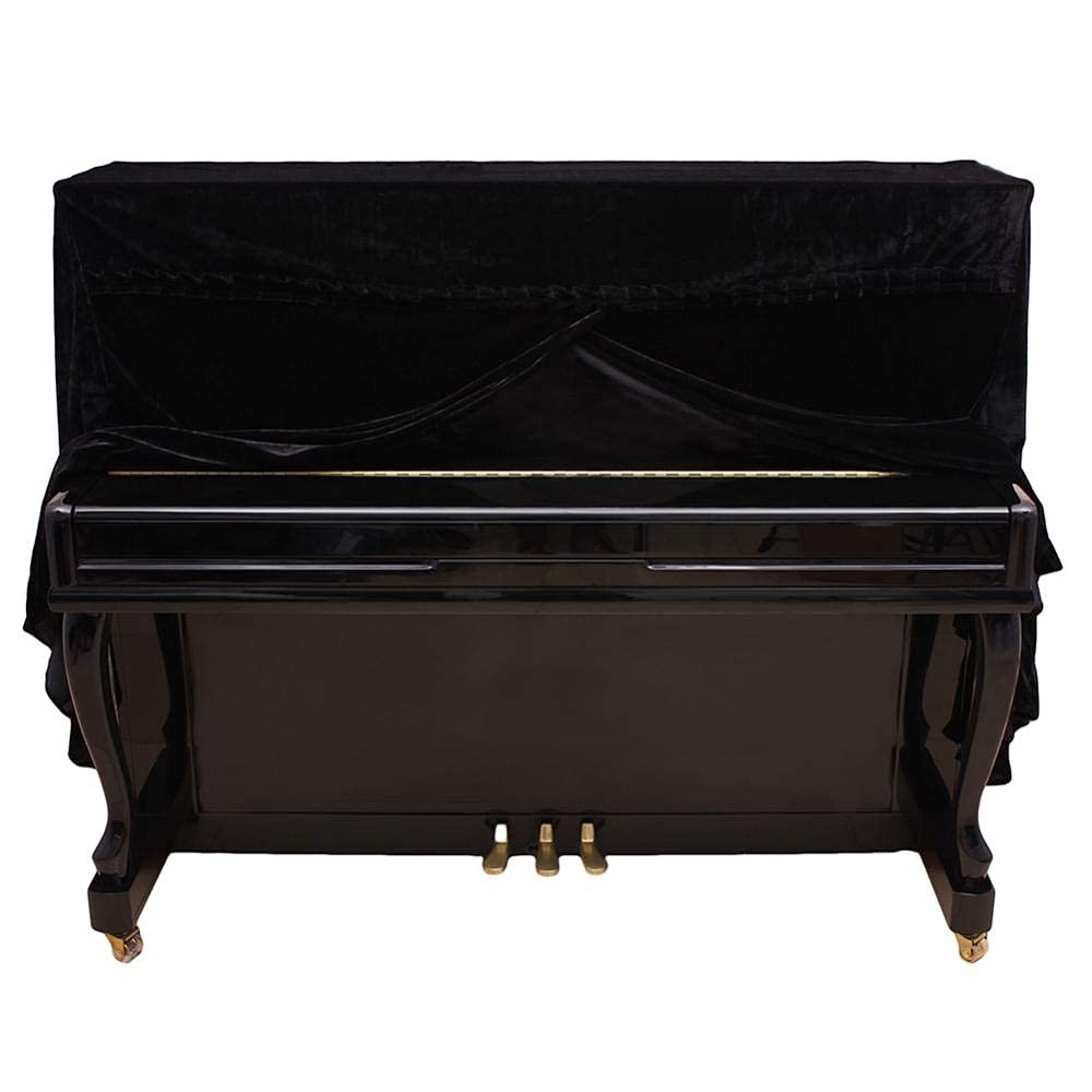 Housse de piano complète, Protection anti-poussière 5 couleurs mode Couverture piano droit pour musiciens débutants professionnels décor intérieur