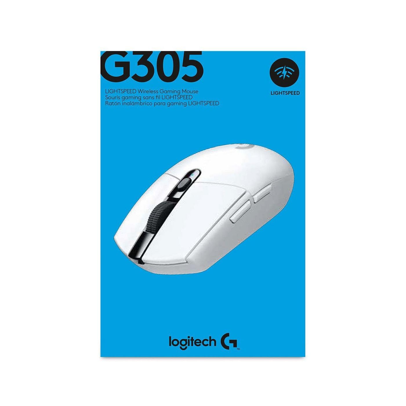 Logitech G305 ワイヤレスマウス ホワイト Logitech G305 LIGHTSPEED Wireless Gaming Mouse, White