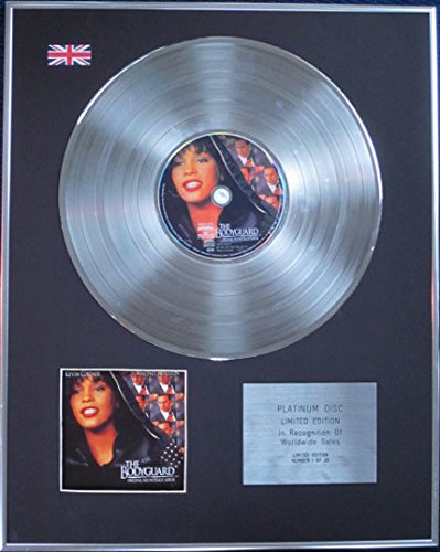 Century Music Awards The Bodyguard Disque platine CD édition limitée avec Whitney Houston Cover