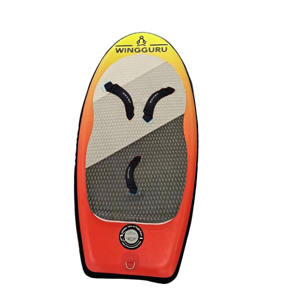 Set completo per wingsurf, tavola da 140 l e 110 l con ala da 5 m², ideale per principianti e esperti, tutti gli accessori inclusi