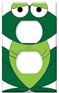 Switch Plate Outlet Cover - Amphibian Animal Cartoon Cartoon Animals Frog Jump