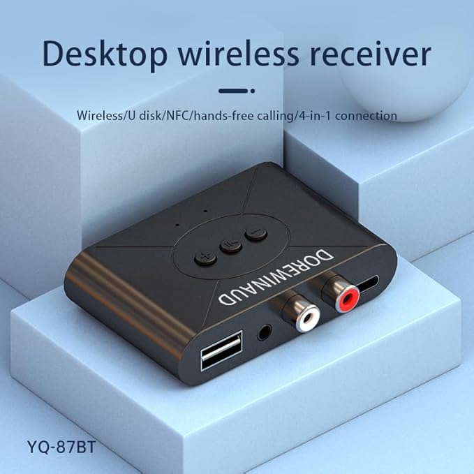 Receptor de Audio Bluetooth 5.3 Adaptador RCA USB miniatura 8