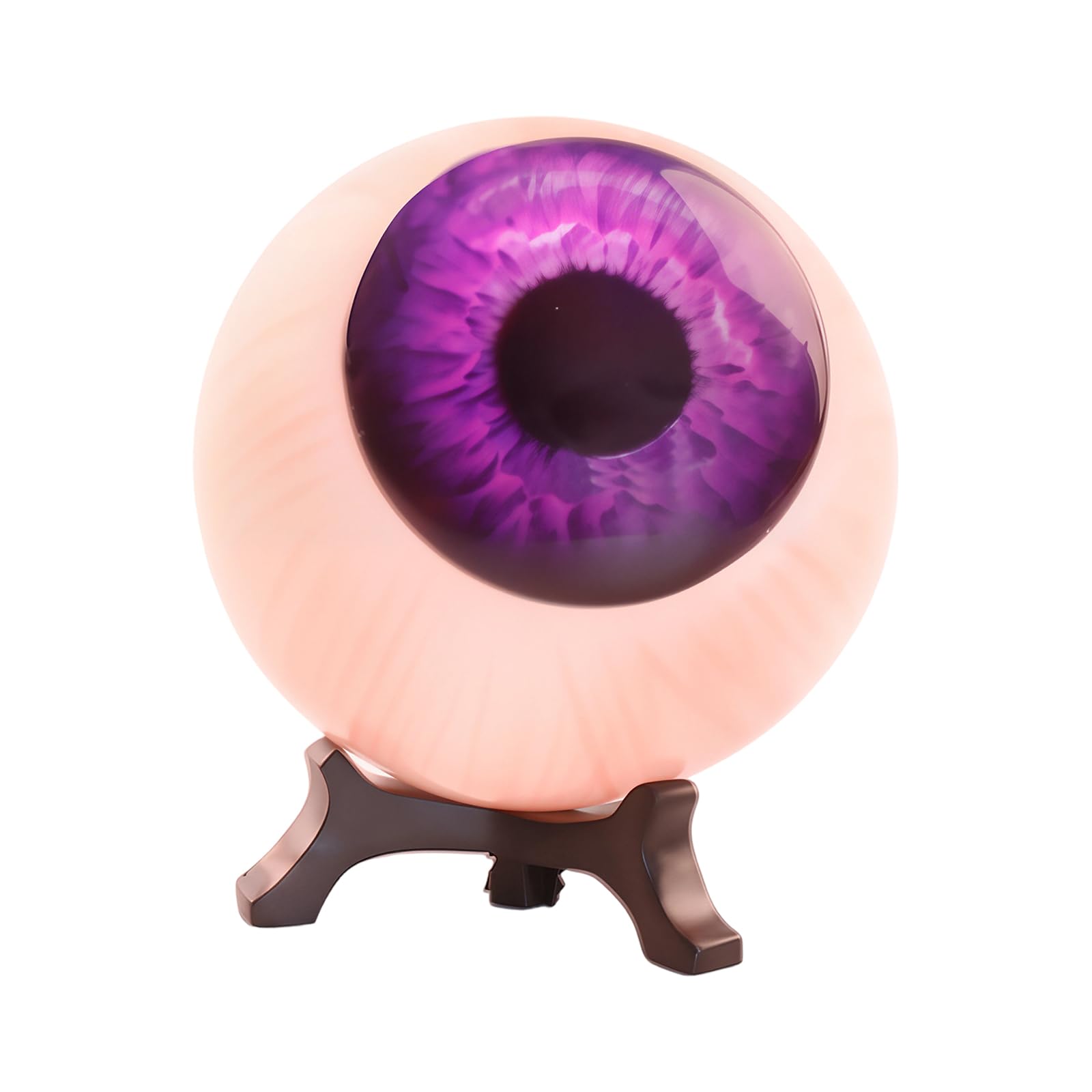 Tabletop Halloween Eye Accent Resin Decoration with Stand, Party Centerpiece Display for Shelf, Mantel Arrangement and Gothic Room Decor Halloween Eye Decoration Resin Table Accent Party Decor Shelf