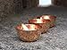 Handmade Hammered Copper Tea Light Holder Set of 3 Votive Holders -2.5X1 DH inches Party Decoration