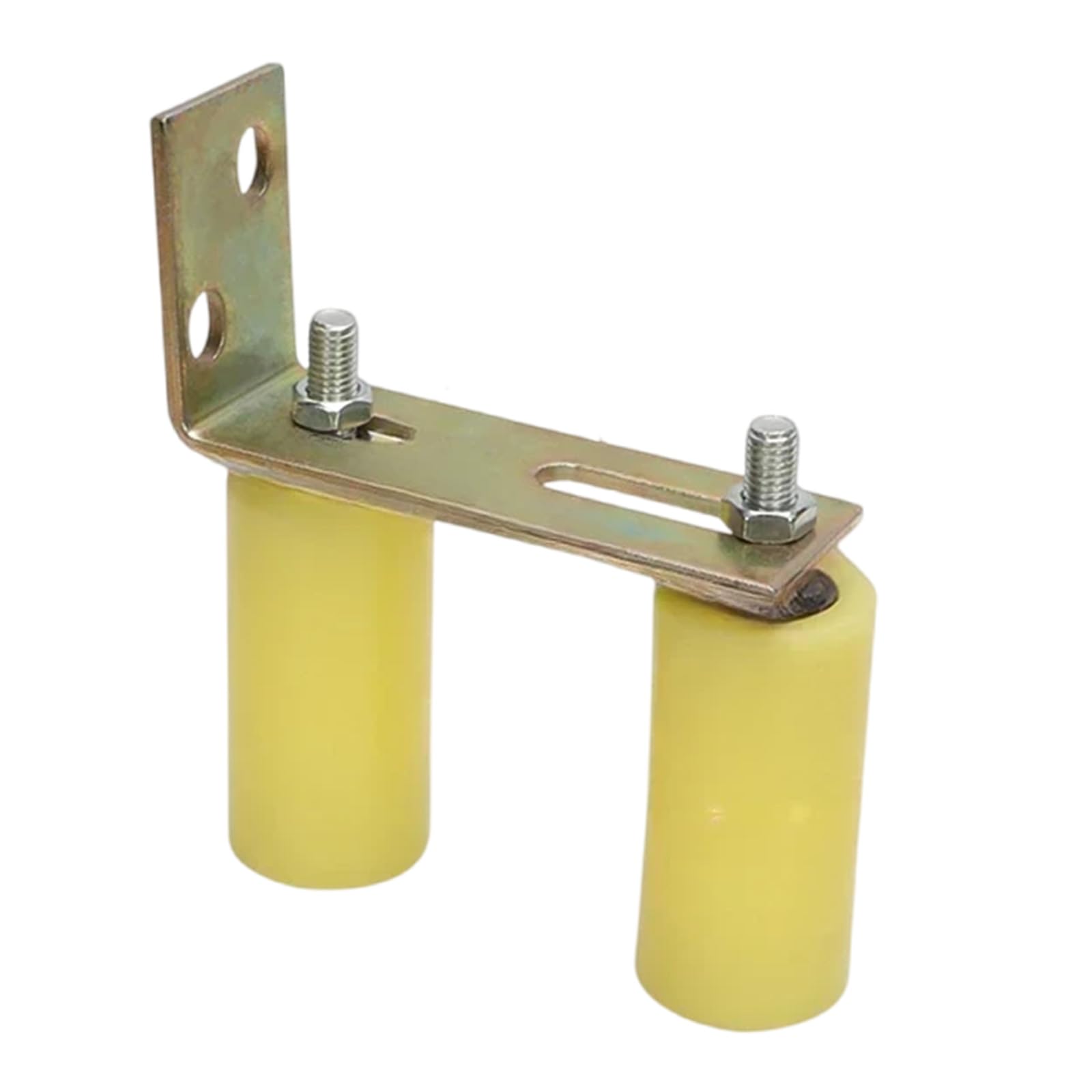 Nylon Positioning Pulley Sliding Gate Hardware Double Bearing Guiding Wheel Thickened Slide Gate Guide Roller Double Bearing Guiding Wheel