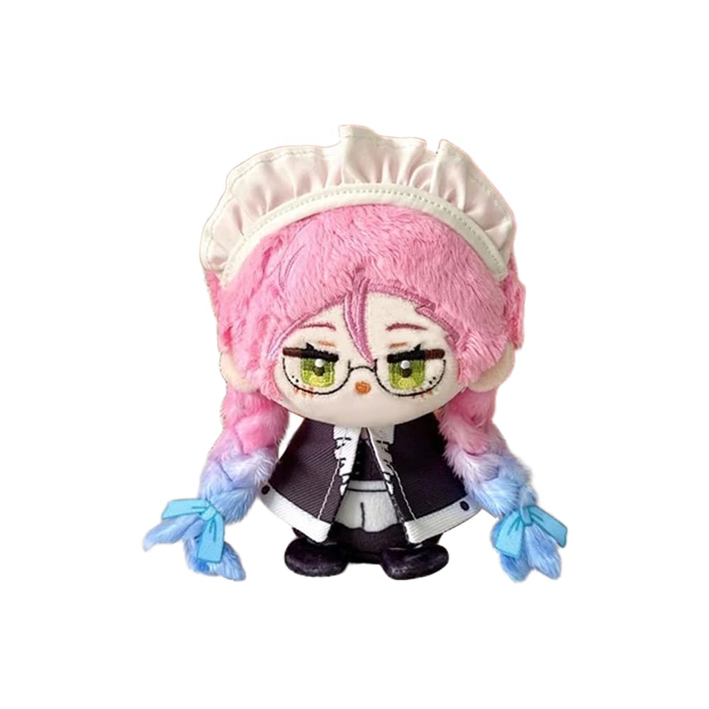 Xinchangda Anime Mizi Plush Figure Mizi Anime Keychain 12CM Soft Plush Figure Sitting Figures Pendant Cute Backpack Ornament Christmas Decoration