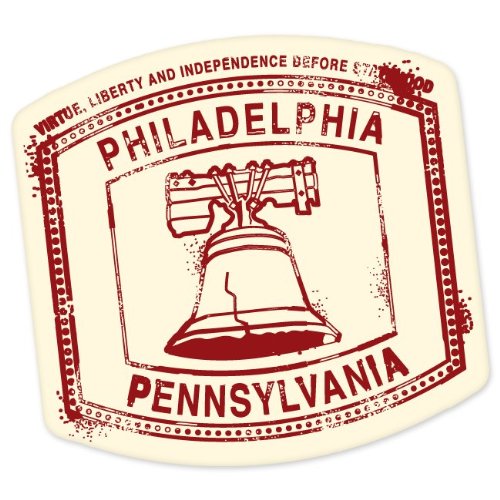 Philadelphia Travel Vinyl Car Bumper Window Sticker 3