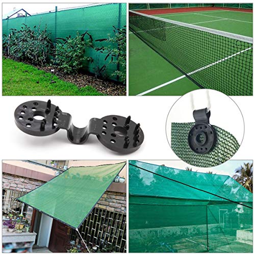 Installdia 40 stuks bevestigingsclips inkijkbescherming bevestiging schaduwnet clip voor schaduwweefsel… - Image 8