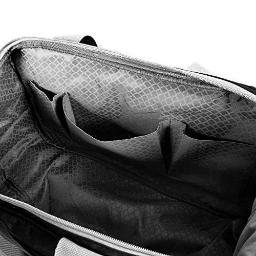 J World New York Duane Wheeled Duffel Bag, Black, One Size