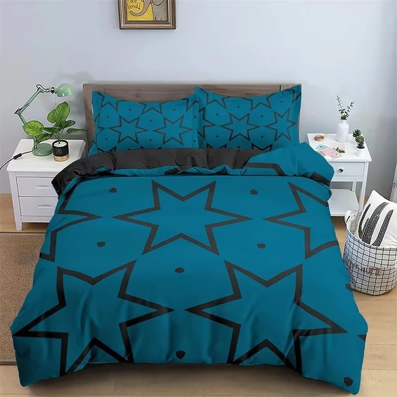 Housse de couette 260x240 en microfibre douce avec fermeture éclair pour literie d'enfant sans plis