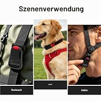 OsmaR Magnetische Schnellverschluss-Schnalle für 2 cm, Sicherheitsgurt-Clip, Sicherheitsgurt-Clip, Sicherheitsgurt-Einstellclip, Schnappverschluss, Kunststoff-Druckknöpfe für Rucksäcke, Helme, Gürtel – Ansicht 5