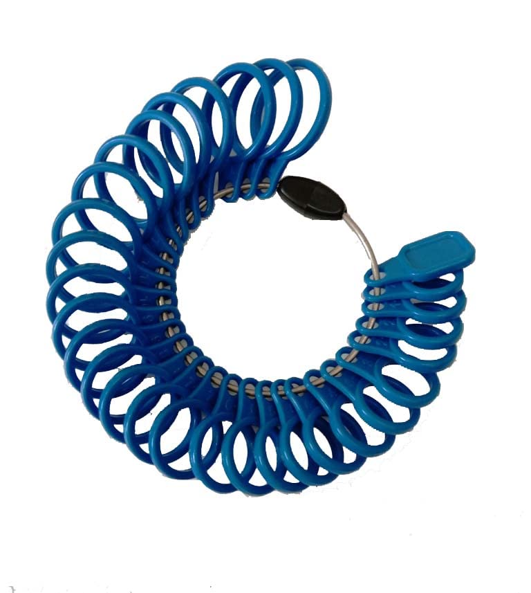 Brass Blessing Plastic Finger Gauge Ring Sizer Size 1-15 - Half Number - Total 29 Size (2021)