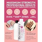 ella+mila 100% Pure Acetone Nail Polish Remover - Professional Strength Gel & Acrylic Nail Remover - Fingernail Polish Soak for Dip Powder, Glitter & Artificial Nails (8 fl oz) - Image 2
