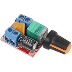 Regulador De Voltaje 30 Kva WINGONEER Controlador de control de velocidad del motor DC 3V-35V 5A Controlador PWM Stepless DC 3V 6V 12V 24V 35V Regulador de voltaje variable Regulador