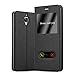 Cadorabo Custodia Libro per OnePlus 3 / 3T in NERO COMETA - con Funzione Stand e Chiusura Magnetica - Portafoglio Cover Case Wallet Book Etui Protezione