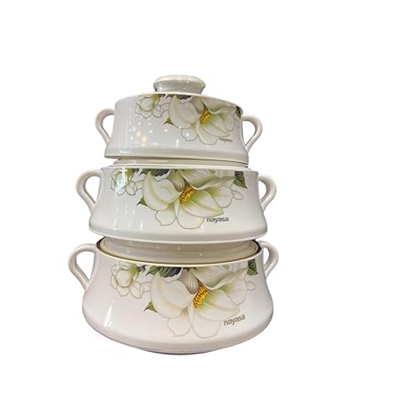 Lorenzo Insulated Glass Lid Casserole 1000,1500,2000