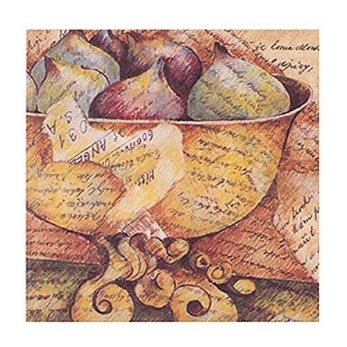 BUY ART FOR LESS Script & Fruit II by Inka Zlin 12 X 12 Poster