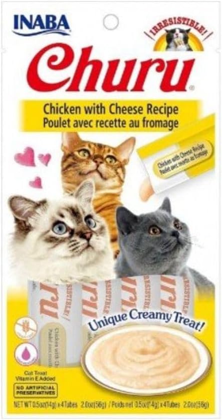 Churu chicken with cheese 56 g/4 sticks per pack