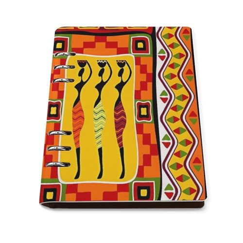 Carnet de notes africain ligné A5 imperméable pour le bureau et l'écriture