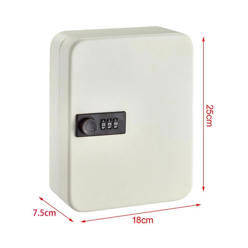 Boîte de sécurité à combinaison sécurisée – Armoire de sécurité en métal avec code, parfaite pour les objets de valeur, les bijoux, les documents importants – Solution de rangement portable