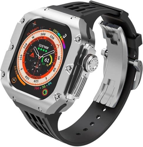 Kit Bracelet Montre Luxe Titane 49 mm - Le cadeau idéal pour Apple Watch