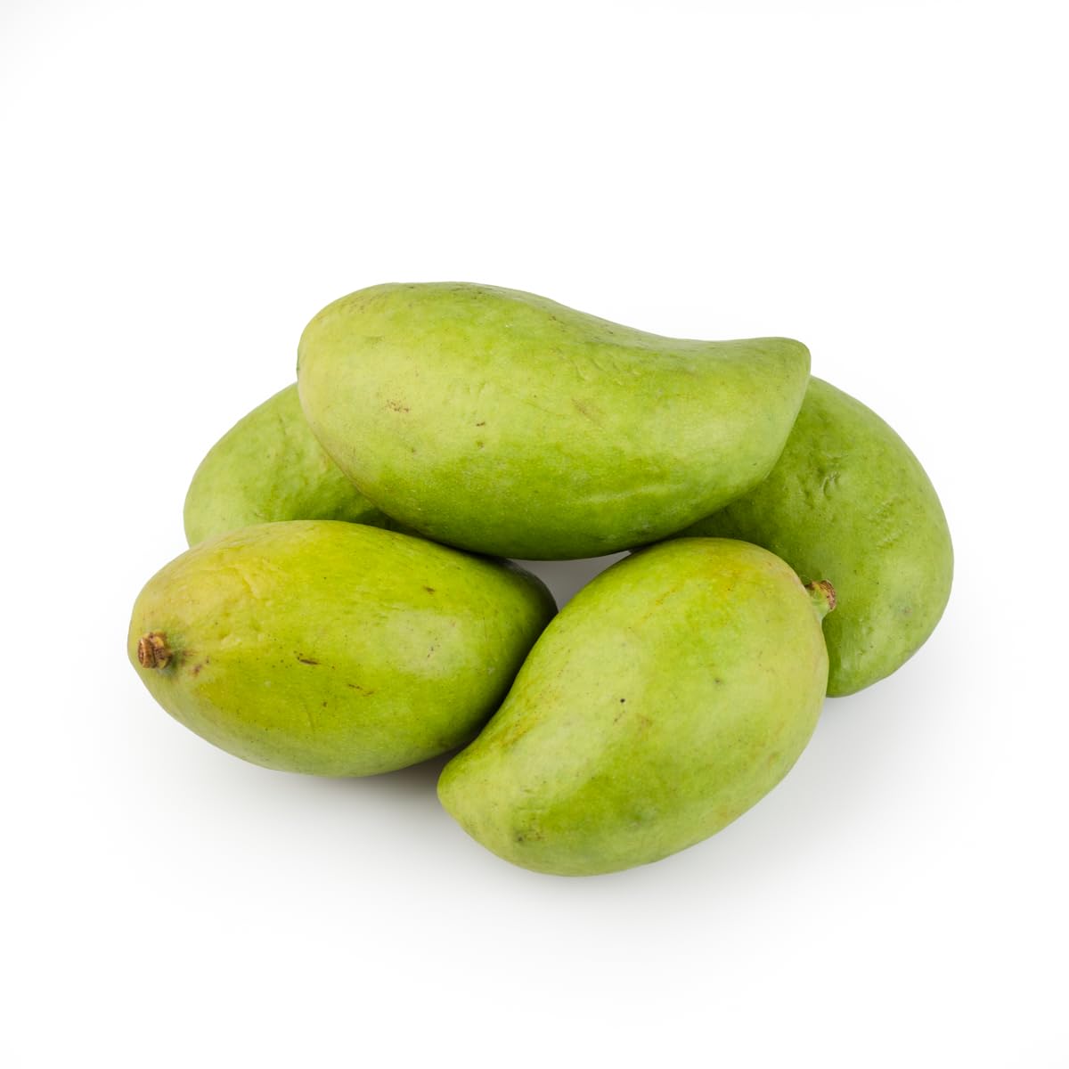 Fresh Baby Mangos Fruit Green Mangoes Young Baby Immature Mango, Sour Taste, Crisp Texture, used in Thai recipes (3 Pounds Pack)