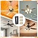 16 PCS Ceiling Fan Balancing Kit, 4 Set Ceiling Fan weight Balance Kit, Include 4 Pcs Blades Balance Clips and 12 Pcs Gold Self-Adhesive Metal 3g Weight