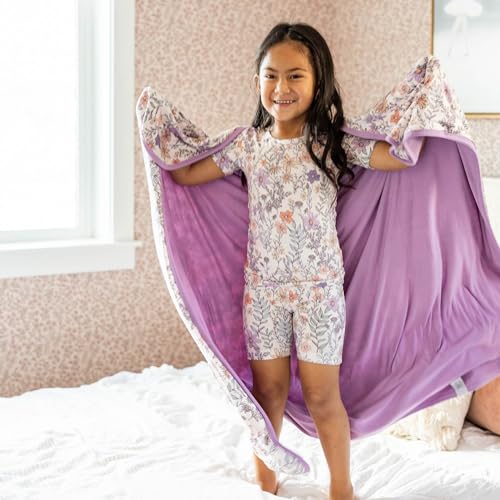 Image of Copper Pearl Jumbo 3-Layer Baby Blanket: Soft Baby Quilts for Boys and Girls | Breathable, Cozy, Toddler Blanket | Baby Quilt for Newborns | 46x46 Premium Polyester /Rayon | Flora