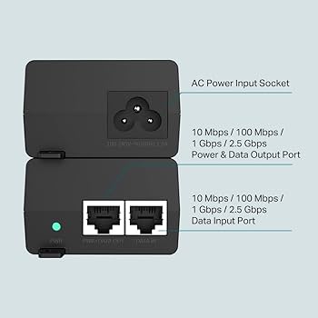 Amazon.com: TP-Link 2.5GE PoE+ Injector | Non-PoE to PoE