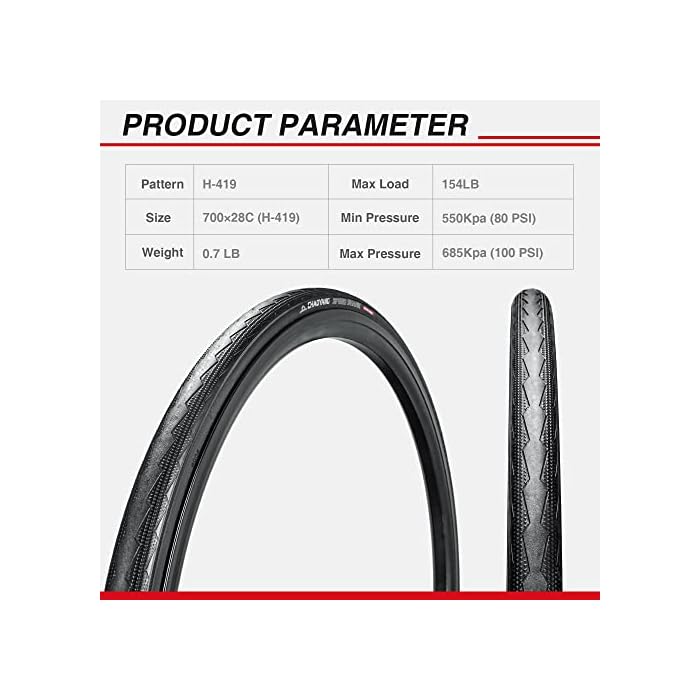 Chao YANG 2-Pack 700x28C Road Bike Tires Set - Image 3