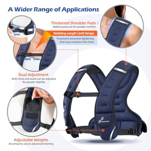 Image of Sportneer Adjustable Weighted Vest Woman: 6-10lb /10-18lb Weighted Vests